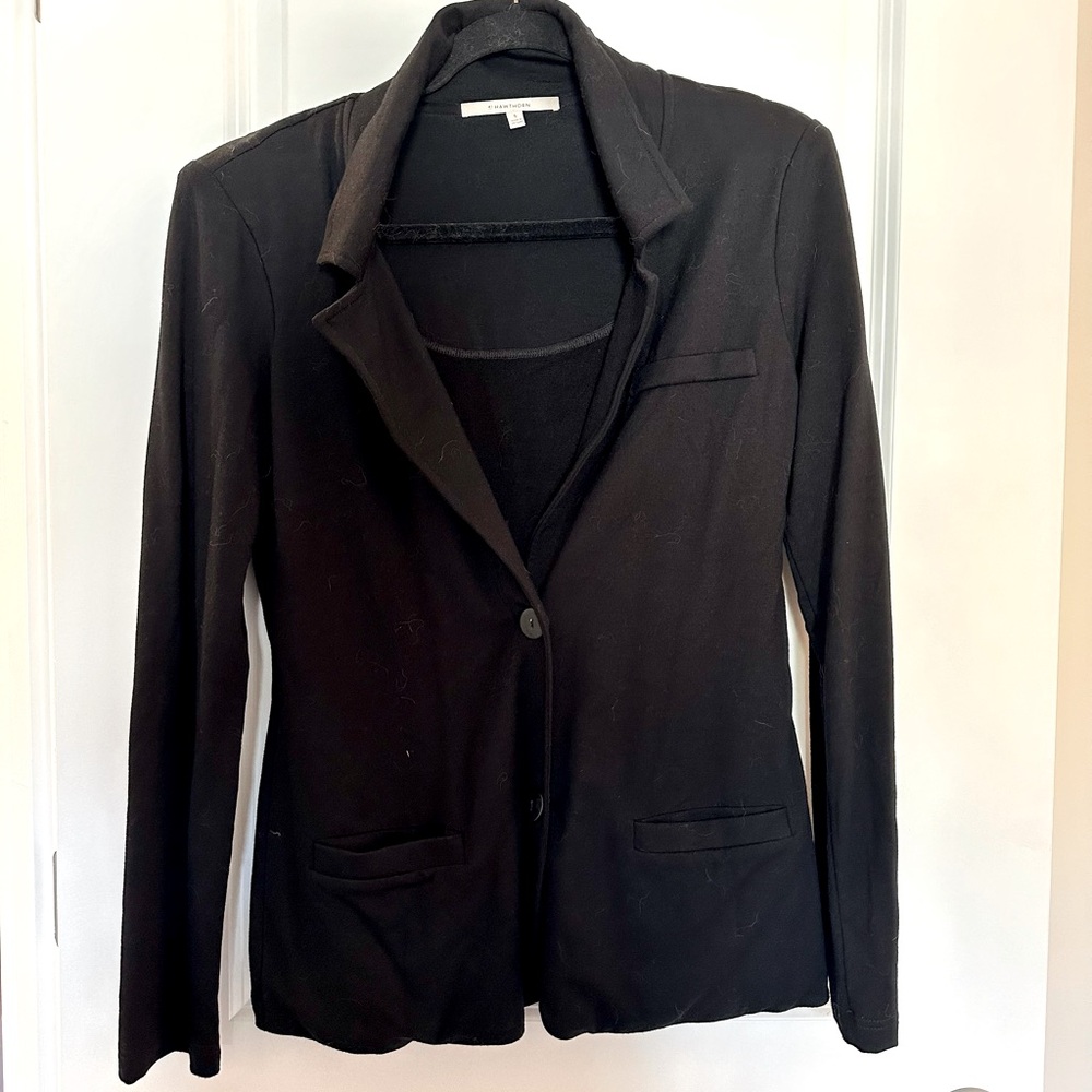 Black sweater blazer